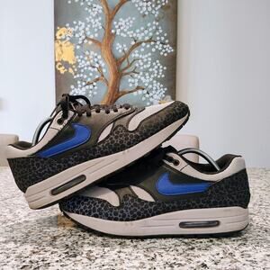 Nike Air Max 1 Safari Reflective Black 10.5